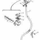 XT 350 Главный тормозной цилиндр,передний