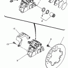 WR 250 Задний суппорт тормозной