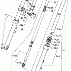 XV 250 Передняя вилка