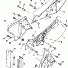 WR 250 Боковая панель