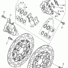 VMX 1200 Передний тормозной суппорт