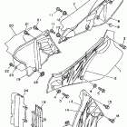 YZ125G1 Боковая панель