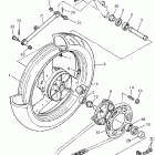 YZF600RG Заднее колесо