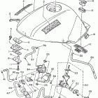 XJ 600S Топливный бак
