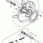 WR 250 Заднее колесо