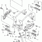 XJ 600S Подножки
