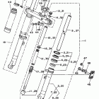 TW 200E Передняя вилка