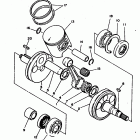 RT 180 Коленчатый вал и Поршень