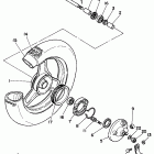 PW 50 Переднее колесо