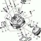 SEROW -XT 225 Головка цилиндра