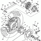 XV 250 Заднее колесо