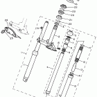 PW 50 Передняя вилка
