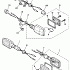 XT 350 Turnsignal flasher light