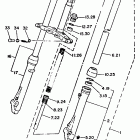 PW 80 Передняя вилка