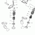XV1100F/XV1100FC Клапана
