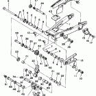 XT 225 Бугель (задний рычаг)