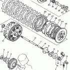 XV750F/XV750FC Сцепление