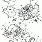 XV750F/XV750FC Крышка картера двигателя