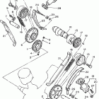 XV1100F/XV1100FC Цепь механизма газораспределения