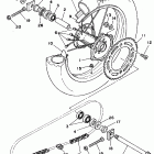 YZ 125 Заднее колесо