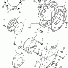 XJ 600S Крышка картера двигателя