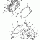 TW 200E Крышка картера двигателя