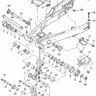 XT 600 Бугель (задний рычаг)