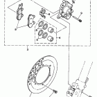 YZ 125 Передний тормозной суппорт