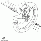 YZ 125 Переднее колесо