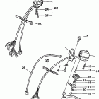 XV1100F/XV1100FC Рулевые переключатели