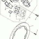 XJ 600S Передний тормозной суппорт