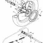 WR 250 Заднее колесо