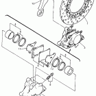 YZF 750R Задний суппорт тормозной