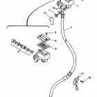 XT 350 Главный тормозной цилиндр,передний