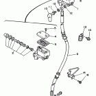 XT 225 Главный тормозной цилиндр,передний