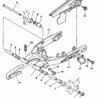 TW 200E Бугель (задний рычаг)