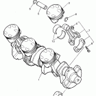 YZF 750R Коленчатый вал и Поршень