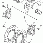 XV750F/XV750FC Передний тормозной суппорт