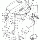 FZR1000 Топливный бак (только шт.Калифорния)