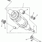 TW 200E Задняя подвеска