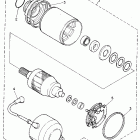 FZR1000 Стартер электрический