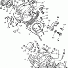 XV750F/XV750FC Головка цилиндра