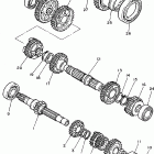 XV750F/XV750FC Трансмиссия