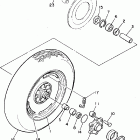 VMX12FC/VMX12F Заднее колесо