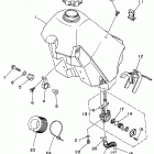 WR 250 Топливный бак