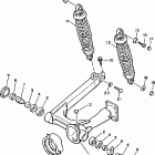 XV1100E/XV1100EC Подвеска задние амортизаторы