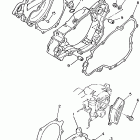 YZ 250 Крышка картера двигателя