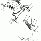 PW 50 Подвеска задние амортизаторы