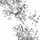 XV1100E/XV1100EC Головка цилиндра