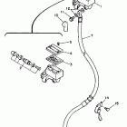 XT 350 Главный тормозной цилиндр,передний